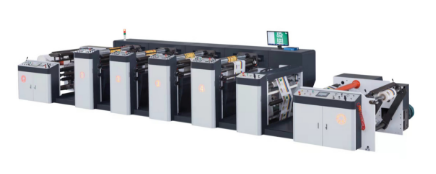 1 2 Color Paper Petal Unit In-line Type Flexo Printing Machine ...