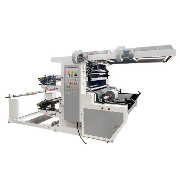 2 Two Color Flexo Printing Machine Economic Stack Paper