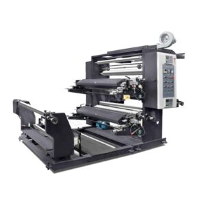 2 Two Color Flexo Printing Machine Economic Stack Paper