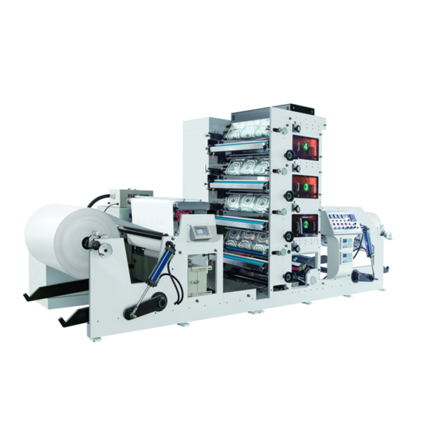 4 Color Label Flexo Printing Machine for Paper Cup