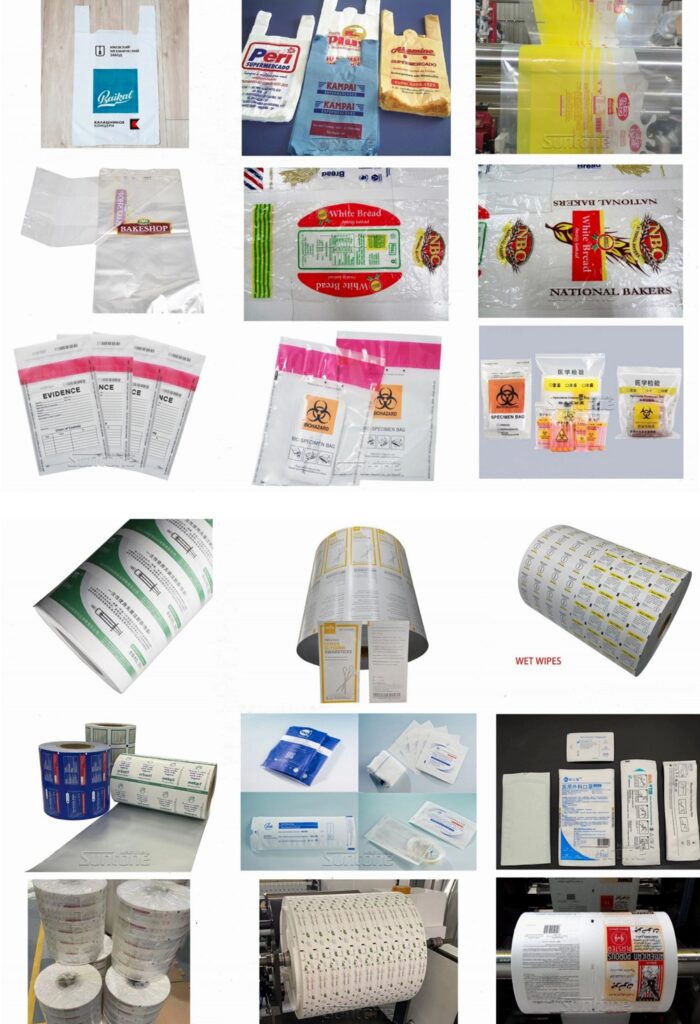 4 Color Flexo Printing Machine Stack Type Economic – Suntone Machinery ...