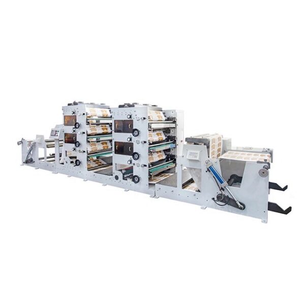 6 Colour Flexo Printing Machine Price Two Tower With UV Delam Relam - Image 2