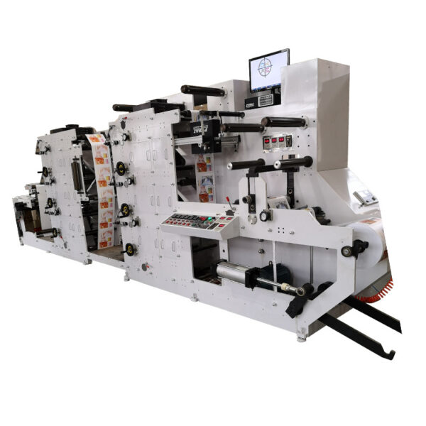 6 Colour Flexo Printing Machine Price Two Tower With UV Delam Relam - Image 3