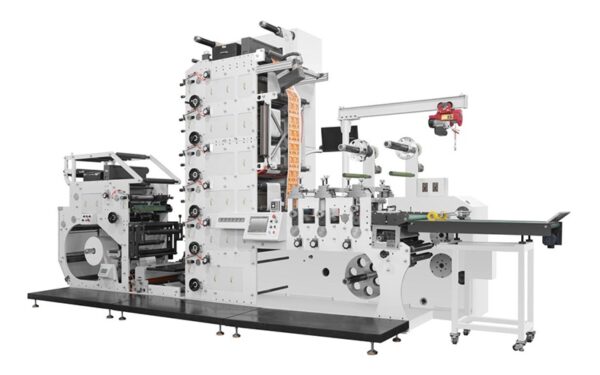 6 Colour Flexo Printing Machine Price Two Tower With UV Delam Relam - Image 5