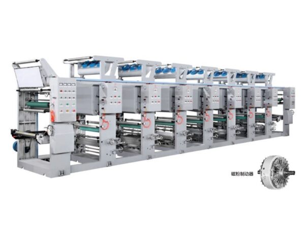 7 8 Color Economic Rotogravure Printing Machine