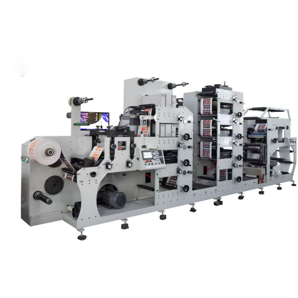 8 Color Label Flexo Printing Machine Inline Die Cutting UV Delam Relam Two Tower - Image 4