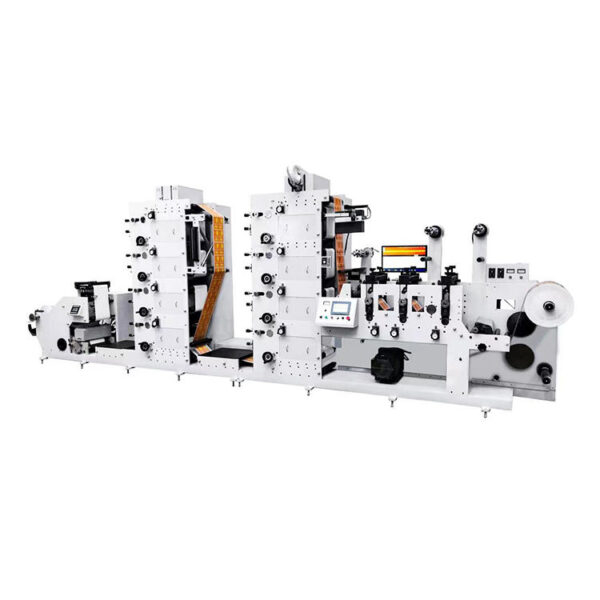 8 Color Label Flexo Printing Machine Inline Die Cutting UV Delam Relam Two Tower - Image 2