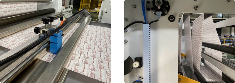 Details for Sandwich Paper Hamburger paper Roll To Sheet Cutting Machine