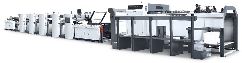 Flexo Printing Machine inline with Cross Cutting Machine Solution