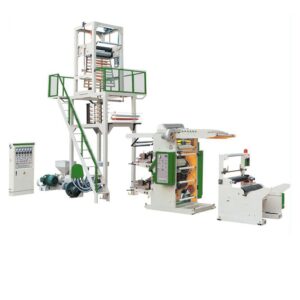 In-line Flexo Printing Machine 2 Color PE OPP Film Blowing Machine