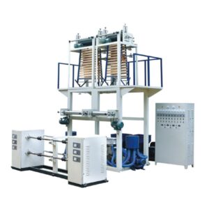 Single Screw Double Die Dead Biodegradable Film Blowing Machine