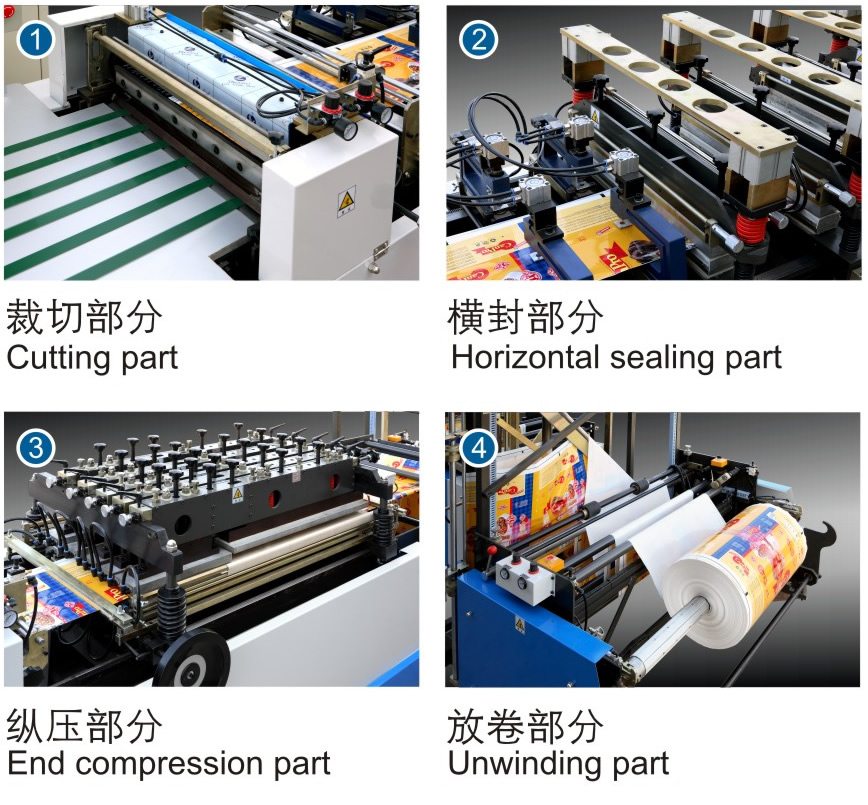 Three Side Sealing Bag Machine details